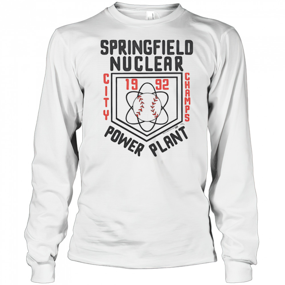 Springfield Nuclear Power Plant City Champs shirt Long Sleeved