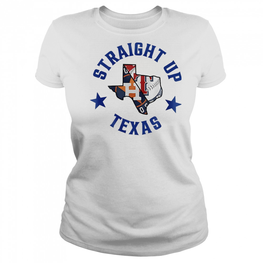 Straight up Texas Rangers and Houston Astros logo shirt Women's T-shirt