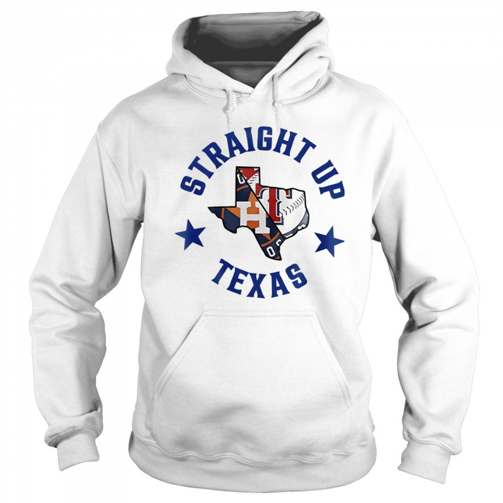 Straight up Texas Rangers and Houston Astros logo shirt Sweatshirt