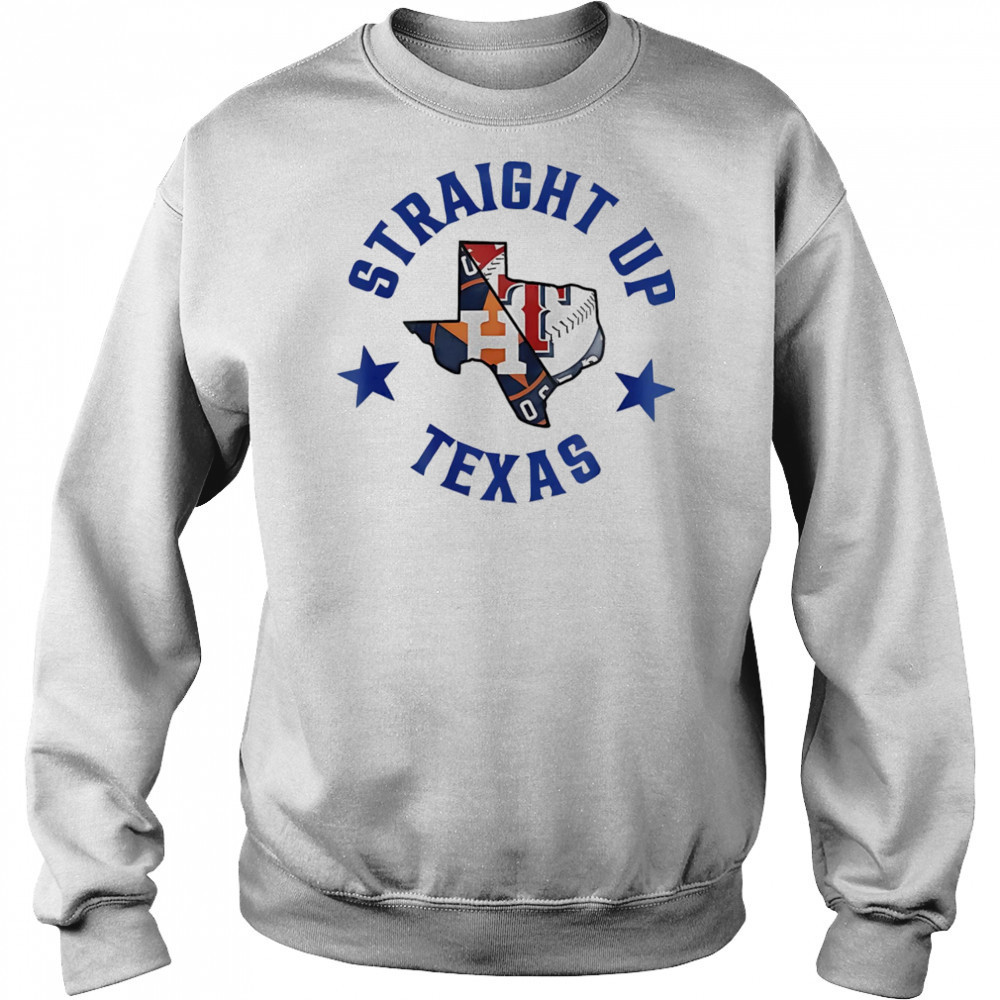 Straight up Texas Rangers and Houston Astros logo shirt Hoodie