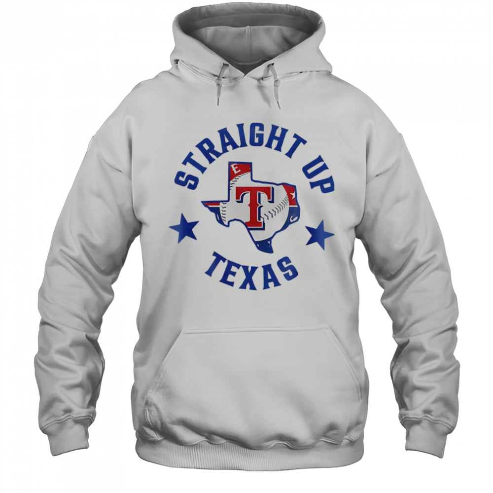 Straight up Texas Rangers logo shirt Hoodie