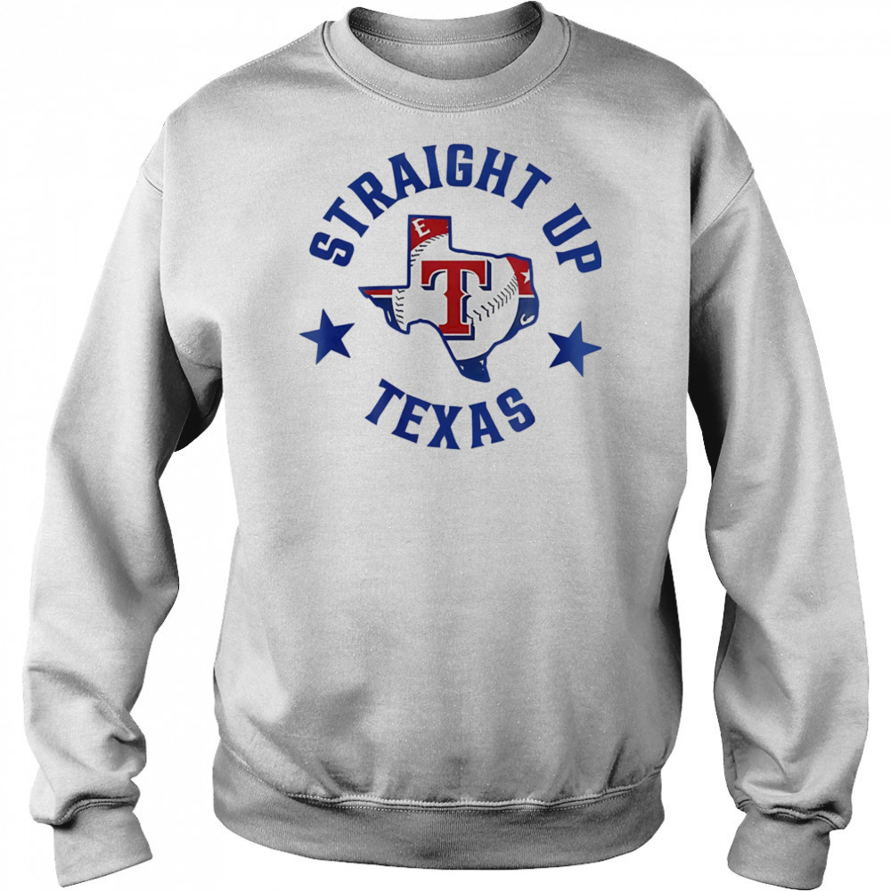 Straight up Texas Rangers logo shirt Hoodie