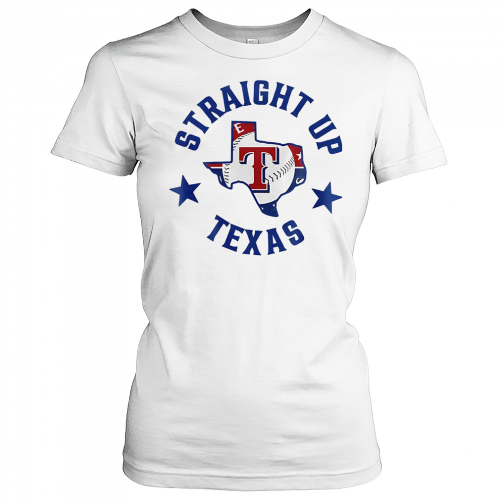Straight up Texas Rangers logo shirt Women's T-shirt