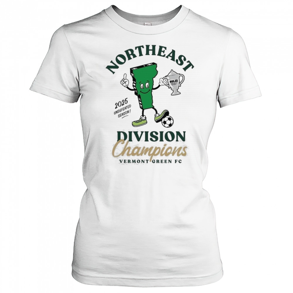 Vermont Green Fc Northeast Division Champions 2025 Shirt Women's T-shirt