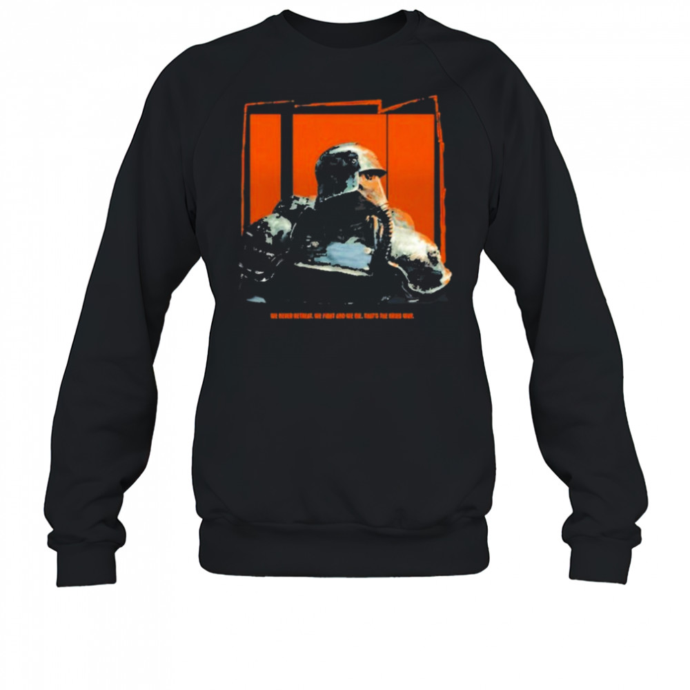 Warhammer We Never Retreat T-shirt Sweatshirt