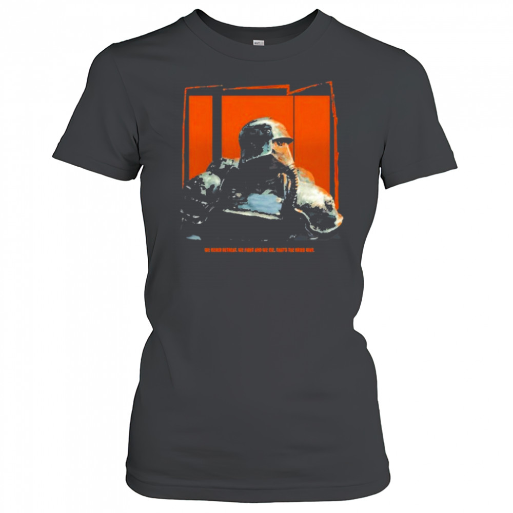 Warhammer We Never Retreat T-shirt Women's T-shirt