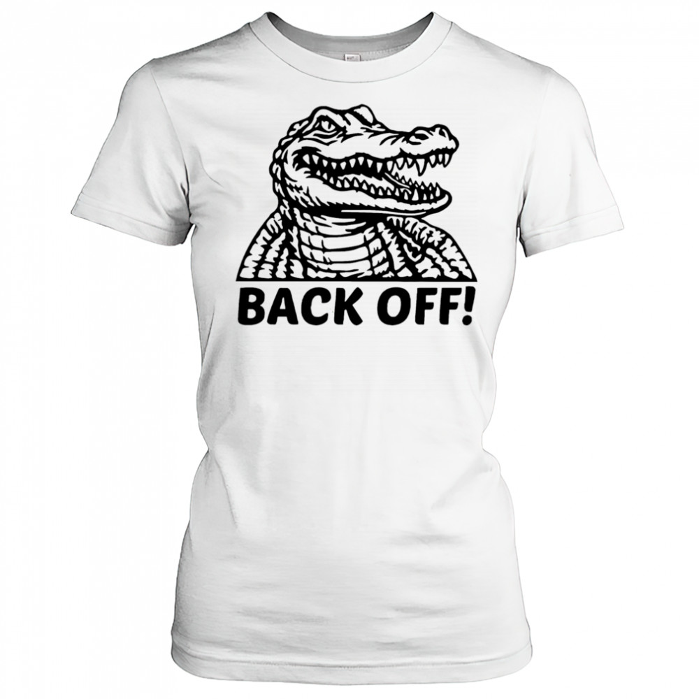 Alligator Alcatraz Auschwitz Back Off shirt Women's T-shirt