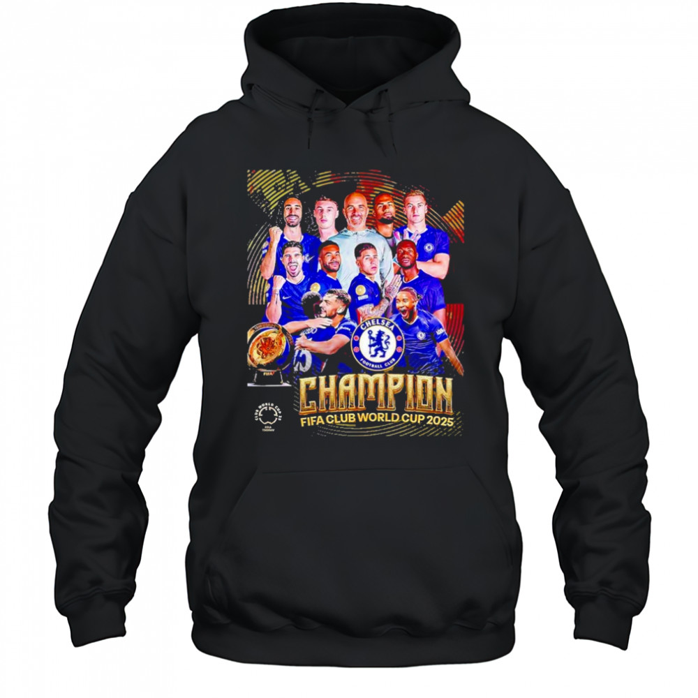 Chelsea 2025 Fifa Club World Cup Champions Winner T-Shirt Hoodie