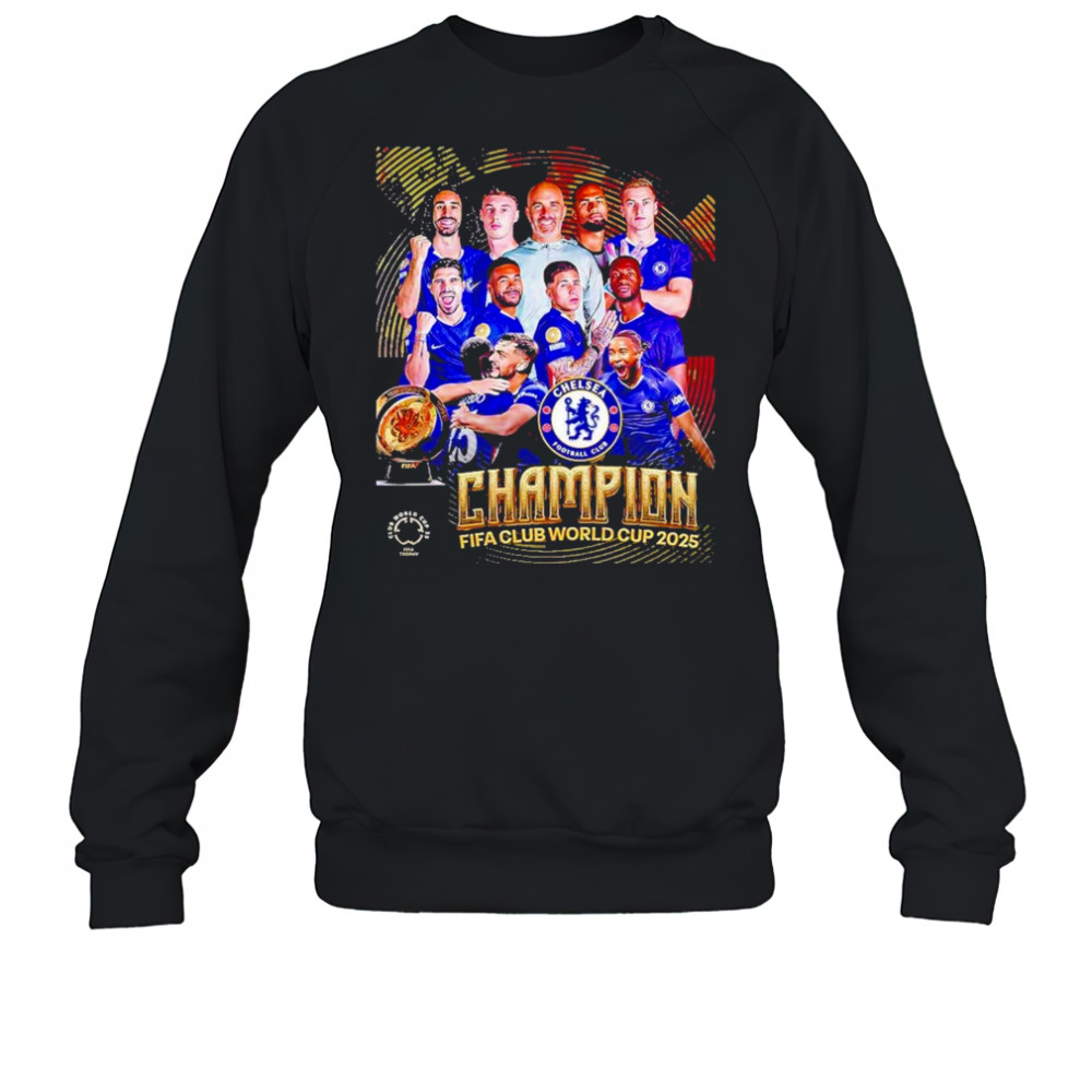 Chelsea 2025 Fifa Club World Cup Champions Winner T-Shirt Sweatshirt