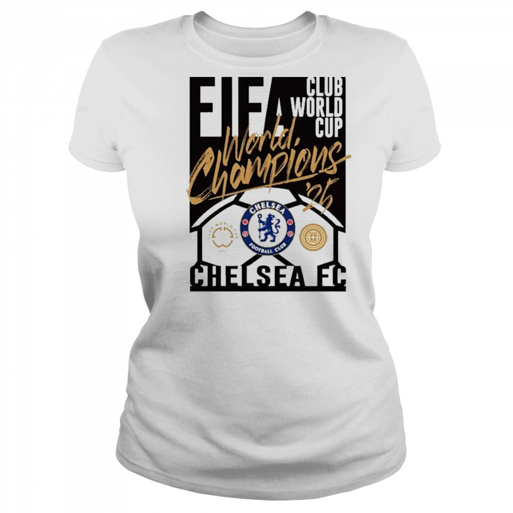 Chelsea Sportiqe 2025 FIFA Club World Cup Champions T-Shirt Women's T-shirt