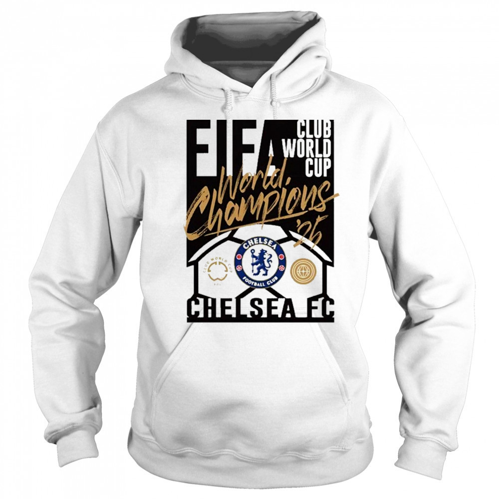 Chelsea Sportiqe 2025 FIFA Club World Cup Champions T-Shirt Sweatshirt