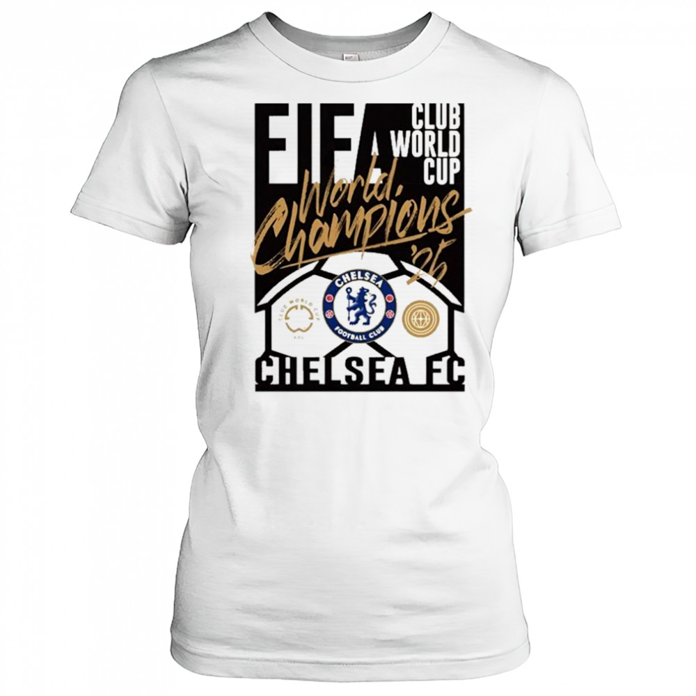 Chelsea Sportiqe 2025 FIFA Club World Cup Champions T-Shirt Women's T-shirt