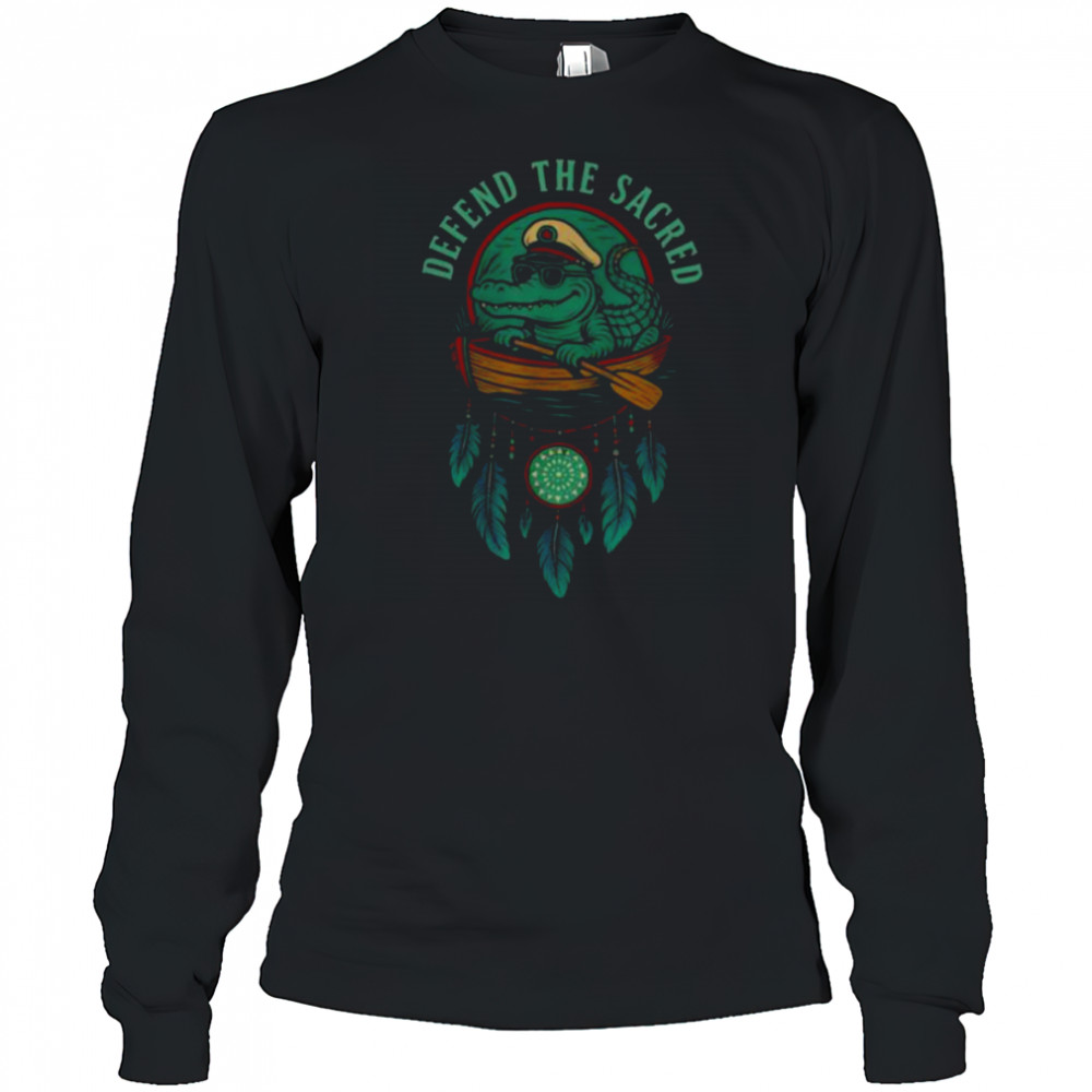 DEFEND THE SACRED Alligator T Shirt Long Sleeved