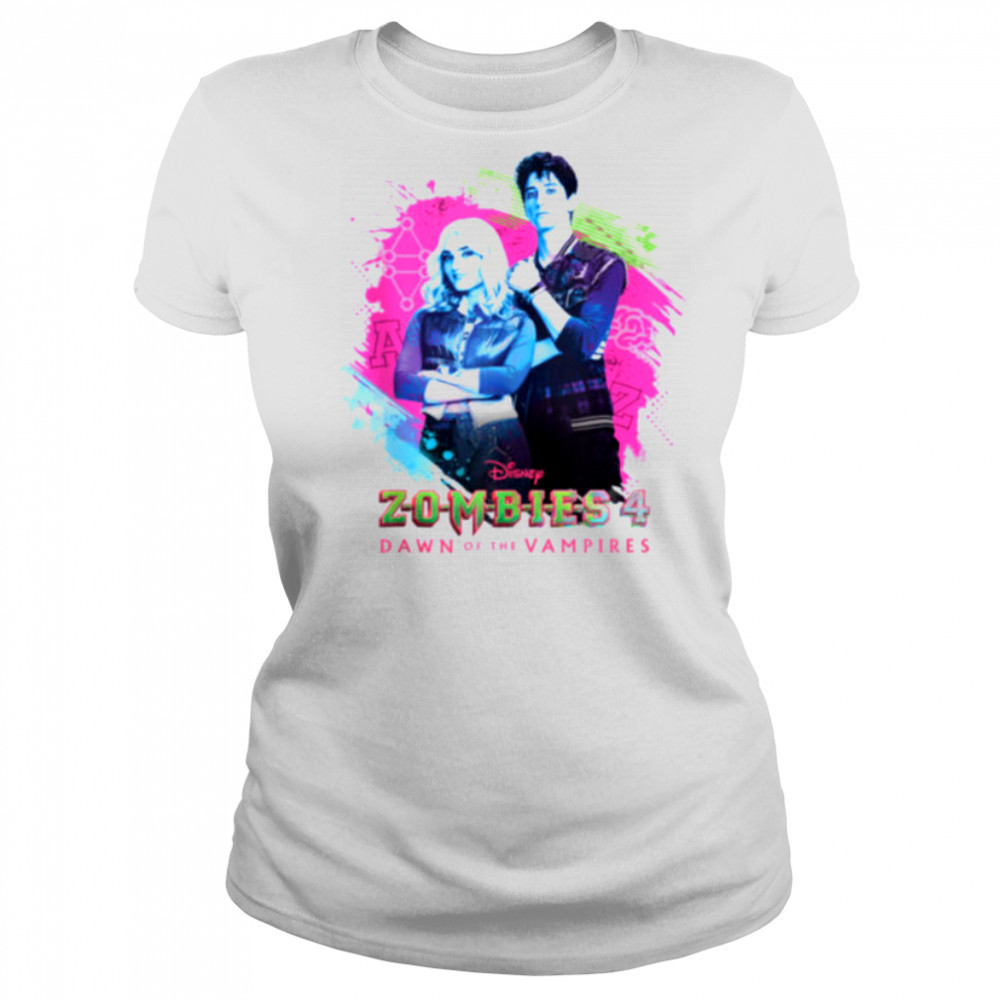 Disney ZOMBIES 4_ Dawn of the Vampires Movie Zed & Addison Shirt Women's T-shirt