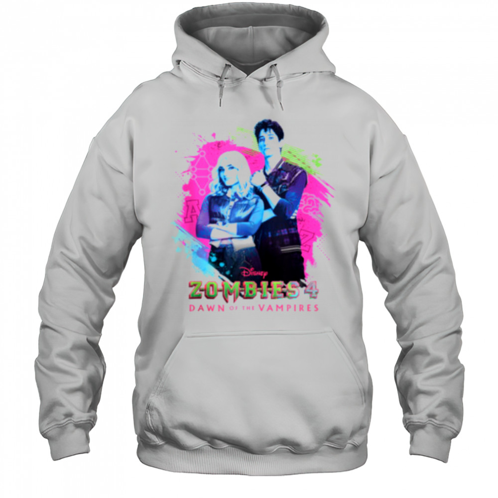 Disney ZOMBIES 4_ Dawn of the Vampires Movie Zed & Addison Shirt Hoodie