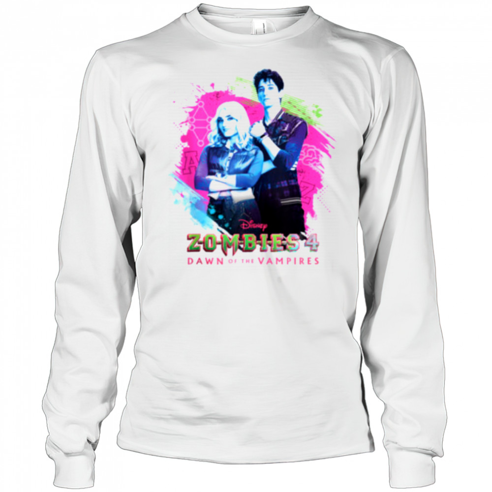 Disney ZOMBIES 4_ Dawn of the Vampires Movie Zed & Addison Shirt Long Sleeved