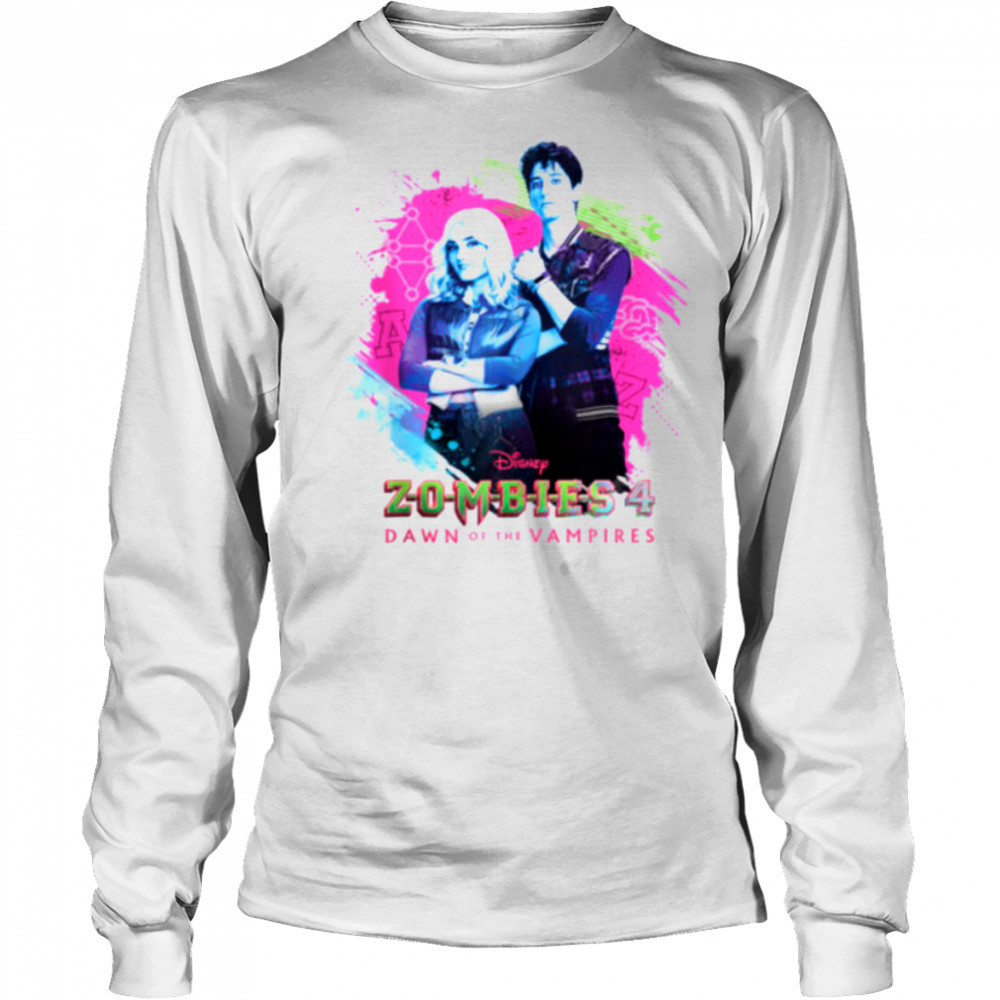 Disney ZOMBIES 4_ Dawn of the Vampires Movie Zed & Addison Shirt Long Sleeved