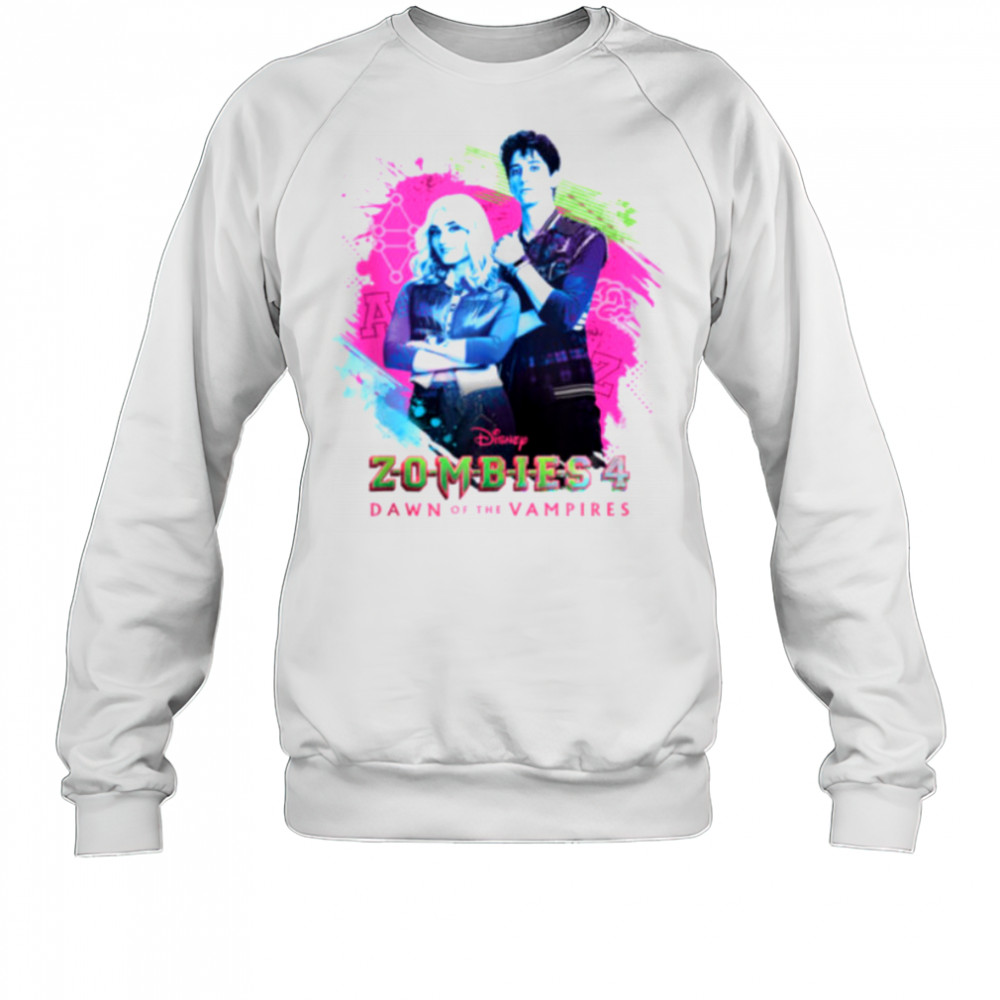 Disney ZOMBIES 4_ Dawn of the Vampires Movie Zed & Addison Shirt Sweatshirt
