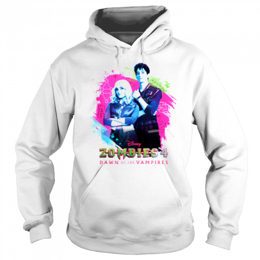 Disney ZOMBIES 4_ Dawn of the Vampires Movie Zed & Addison Shirt Sweatshirt