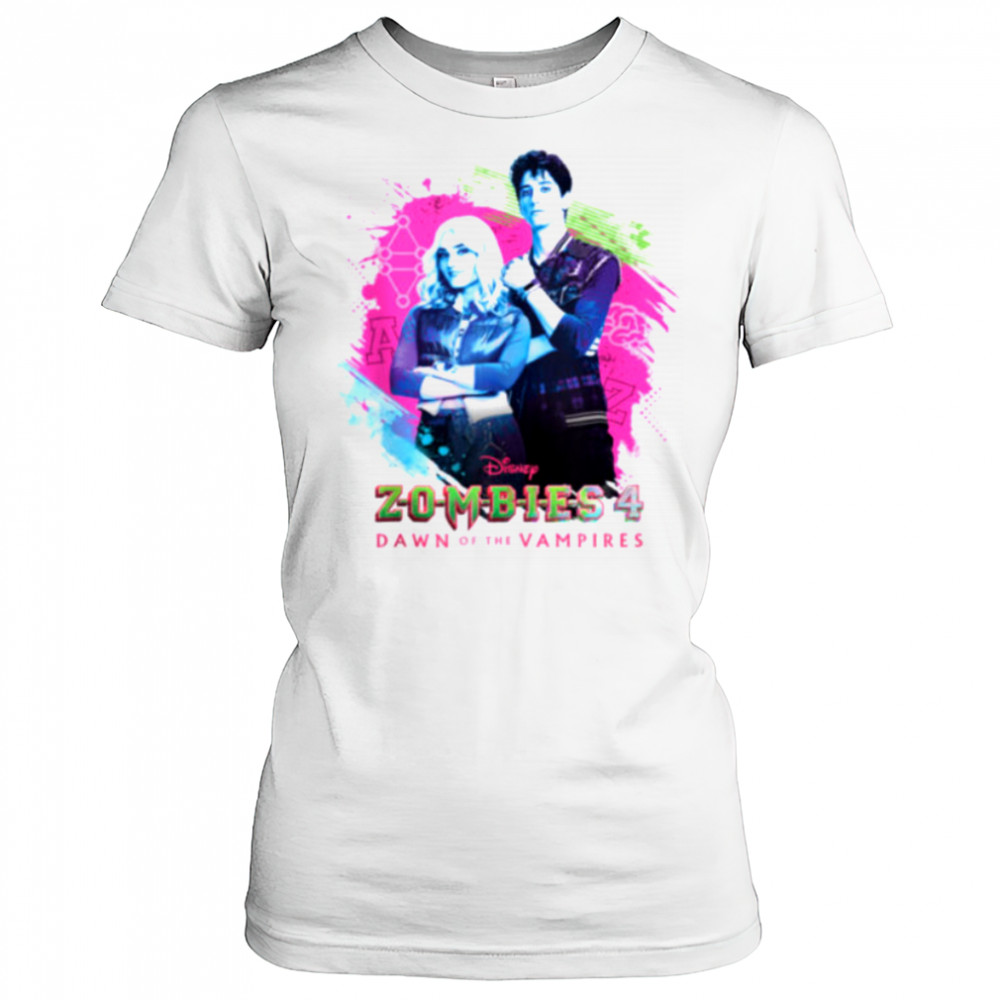 Disney ZOMBIES 4_ Dawn of the Vampires Movie Zed & Addison Shirt Women's T-shirt
