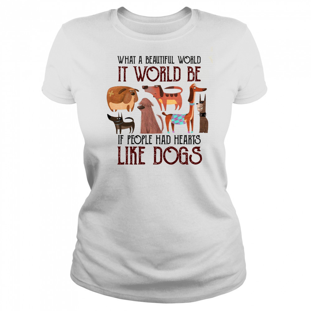 Dog Lover T-Shirt with Heartwarming Quote Animal Kindness Graphic Tee Women's T-shirt