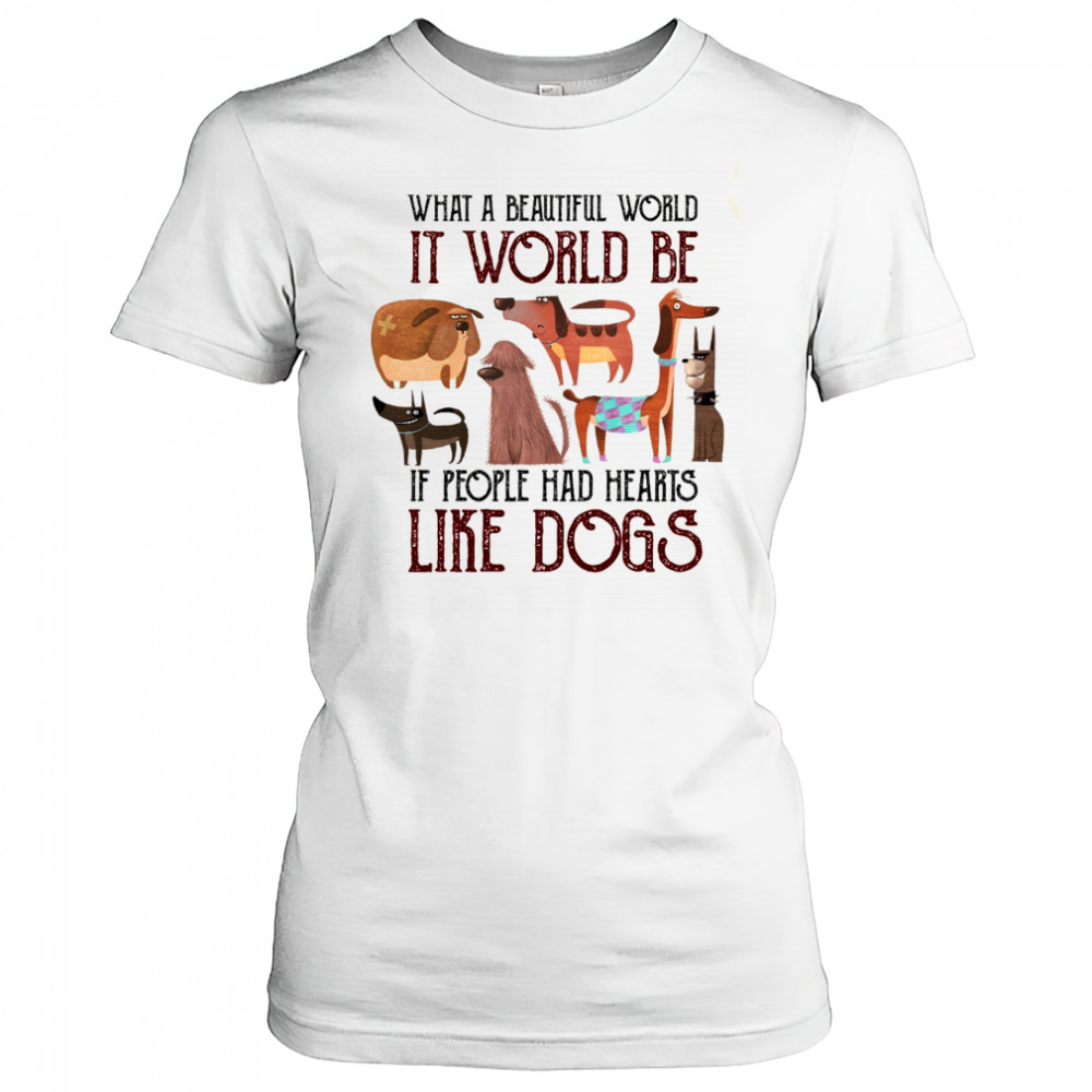 Dog Lover T-Shirt with Heartwarming Quote Animal Kindness Graphic Tee Women's T-shirt