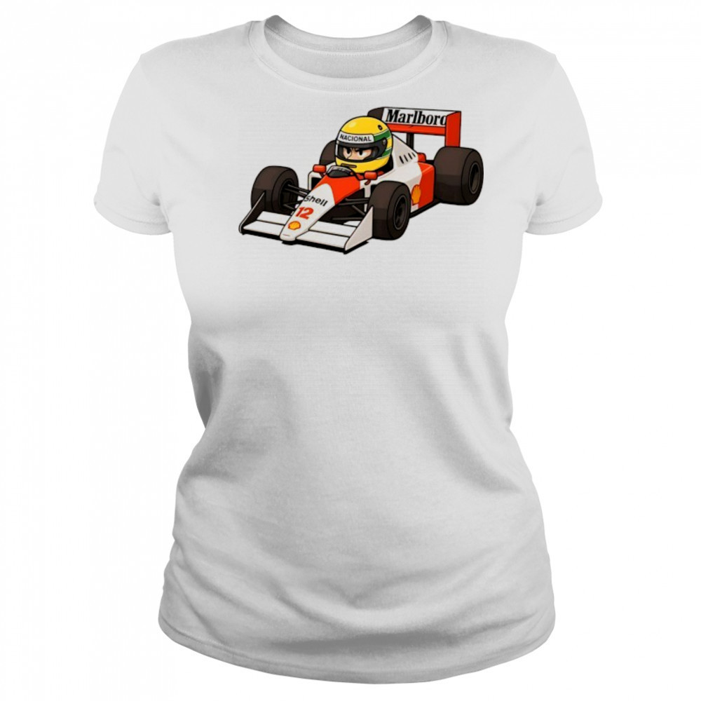 F1 Senna Marlboro cartoon shirt Women's T-shirt