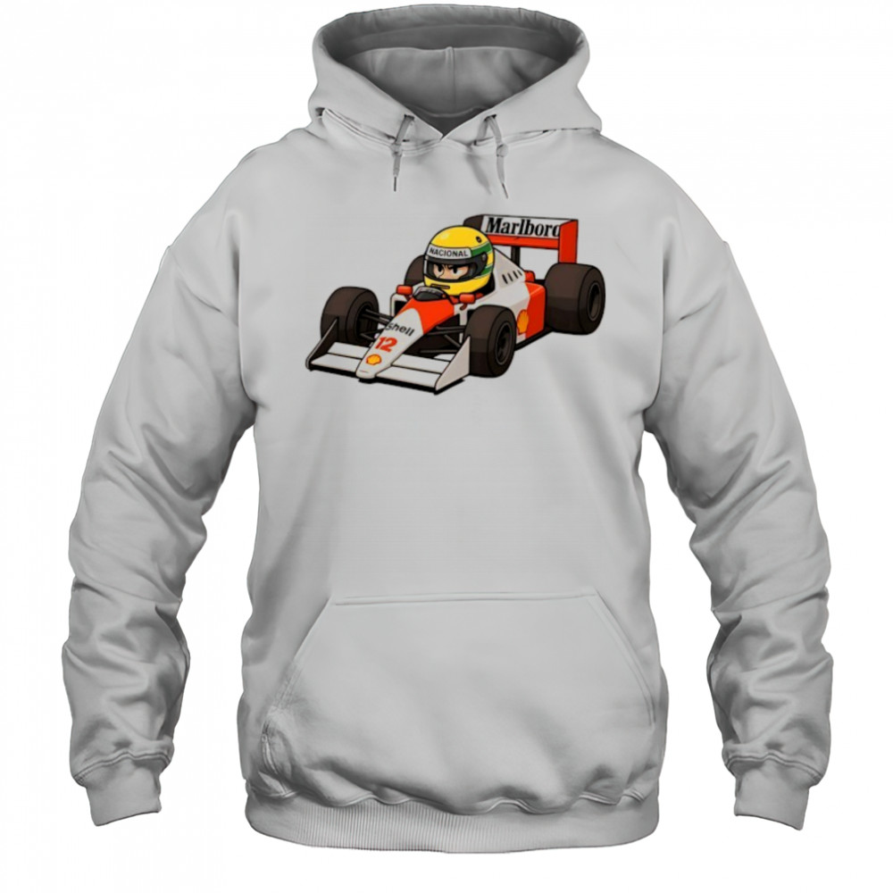 F1 Senna Marlboro cartoon shirt Hoodie
