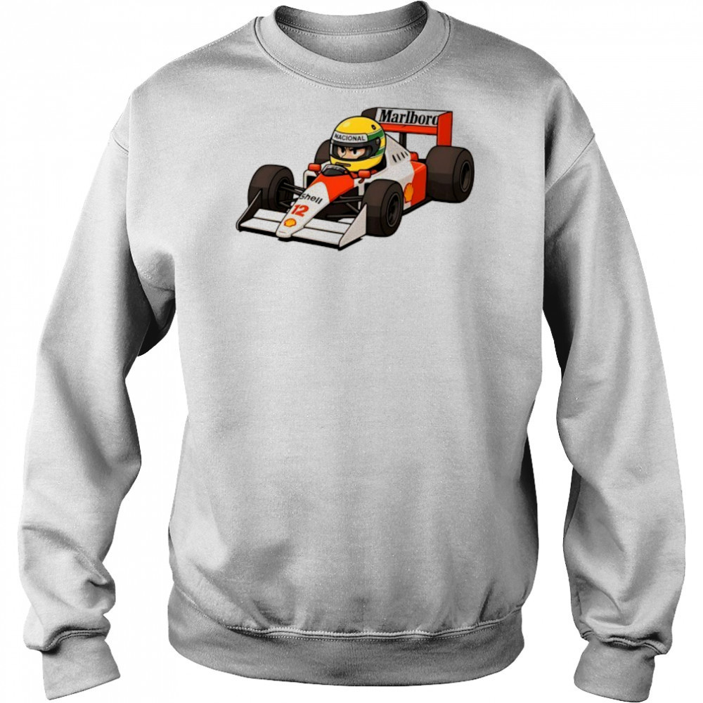 F1 Senna Marlboro cartoon shirt Hoodie