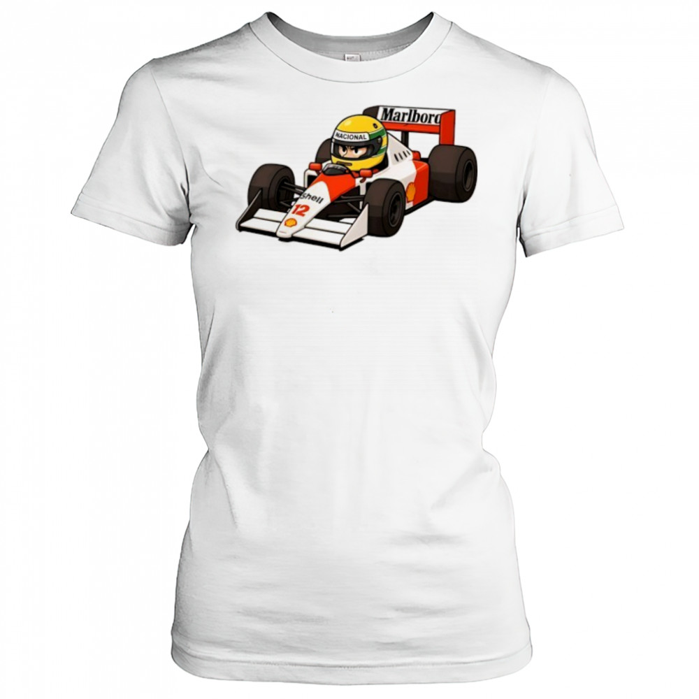 F1 Senna Marlboro cartoon shirt Women's T-shirt