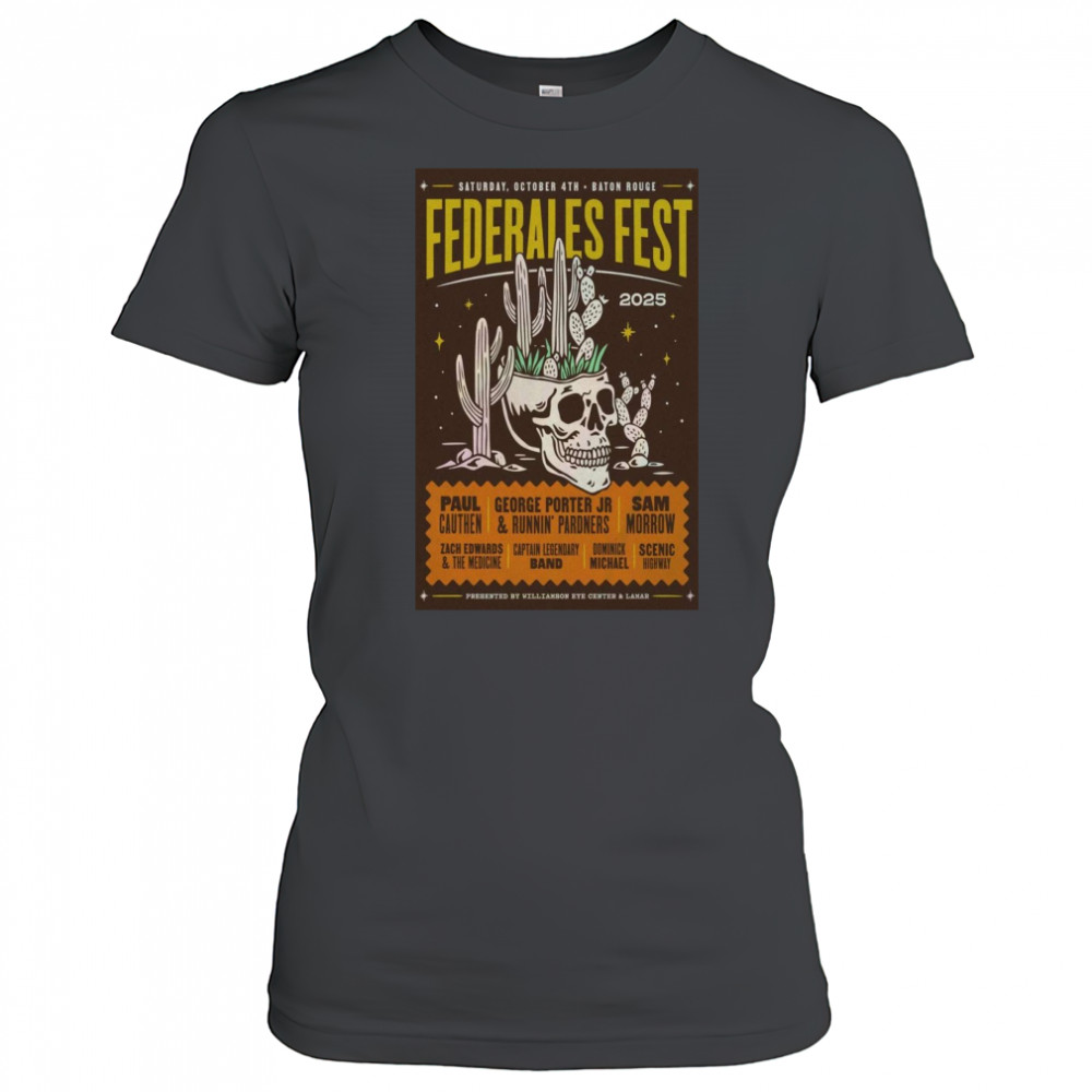 Federales Fest 2025 Baton Rouge, LA Poster T-Shirt Women's T-shirt