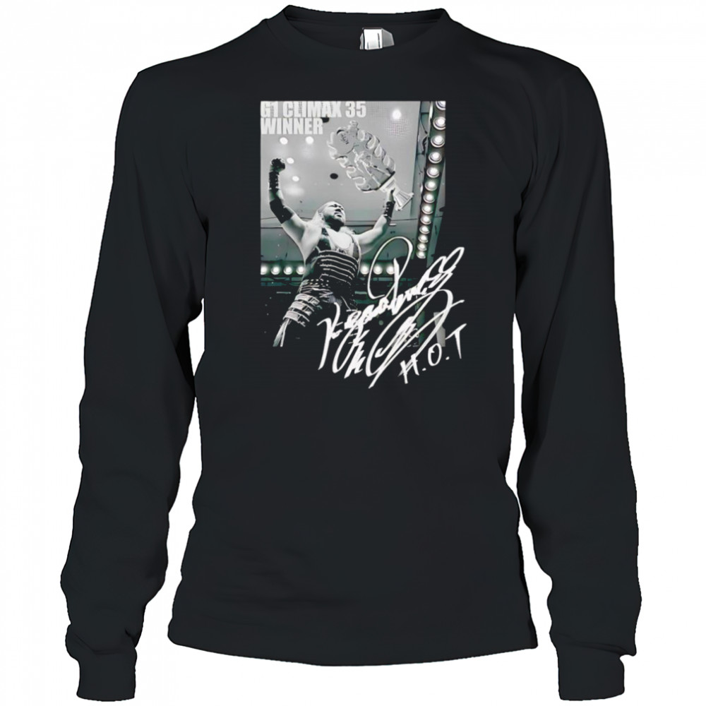 G1 Climax 35 winner shirt Long Sleeved