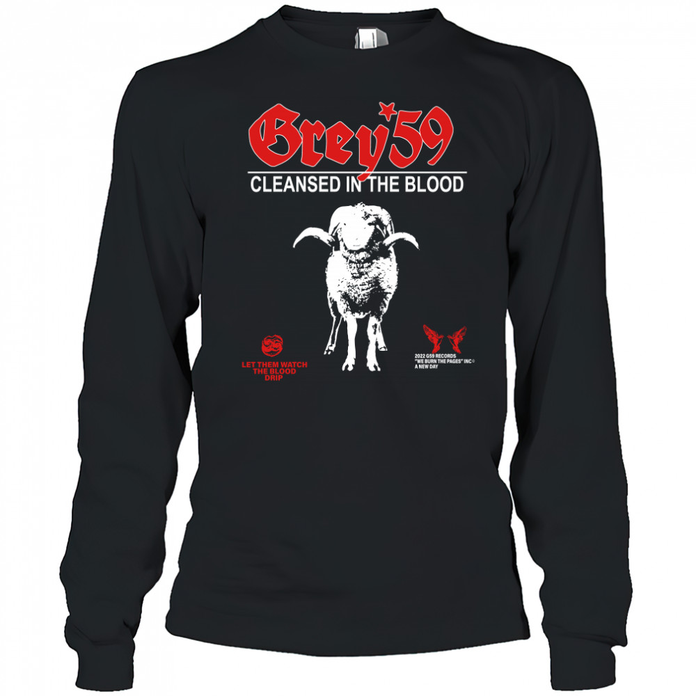 G59 Cleansed In The Blood shirt Long Sleeved