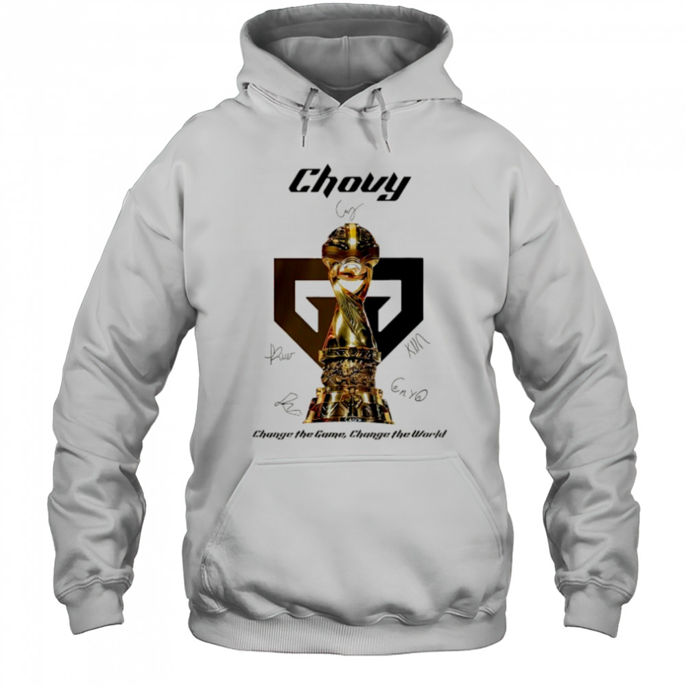 Gen.G 2025 MSI Champions Chovy signature change the game change the world shirt Hoodie