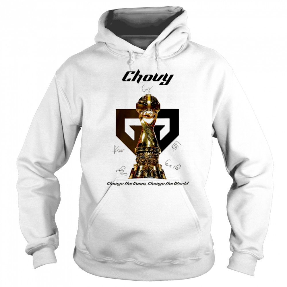 Gen.G 2025 MSI Champions Chovy signature change the game change the world shirt Sweatshirt