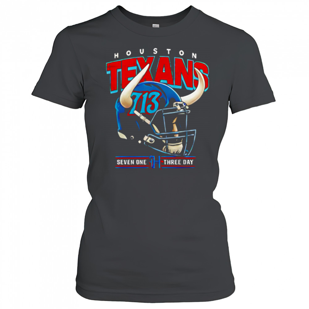 Houston Texans H-Town 713 Day Lil Keke helmet shirt Women's T-shirt