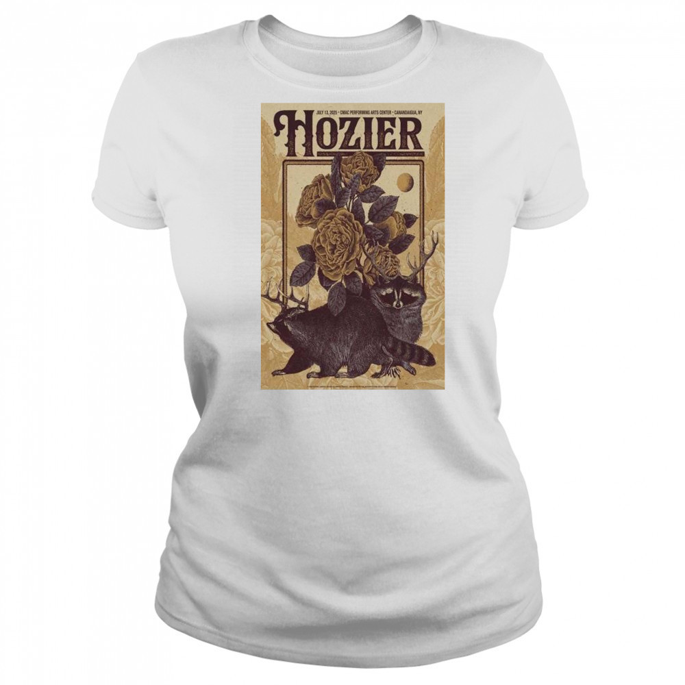 Hozier CMAC Performing Arts Center July 13 2025 Canandaigua NY Tour T-Shirt Women's T-shirt