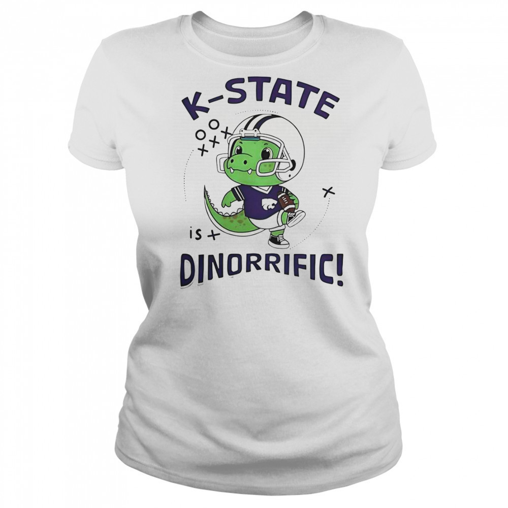 K-State Wildcats Vive La Fete Dino-Riffic T-Shirt Women's T-shirt