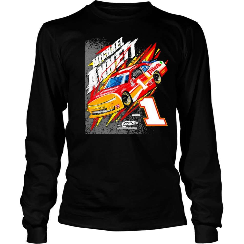 Michael Annett Jr Motorsports Nascar T-shirt Long Sleeved