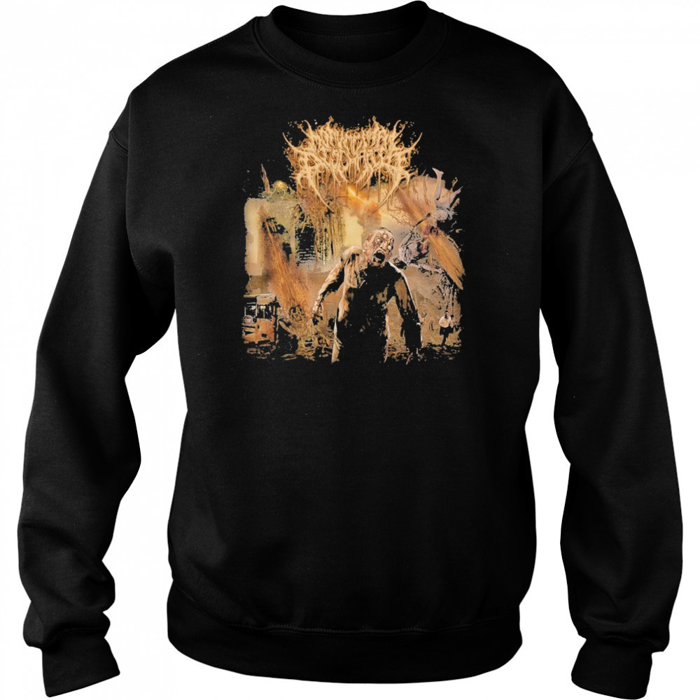 Monumental Discharge Cesspit Earth T-shirt Hoodie