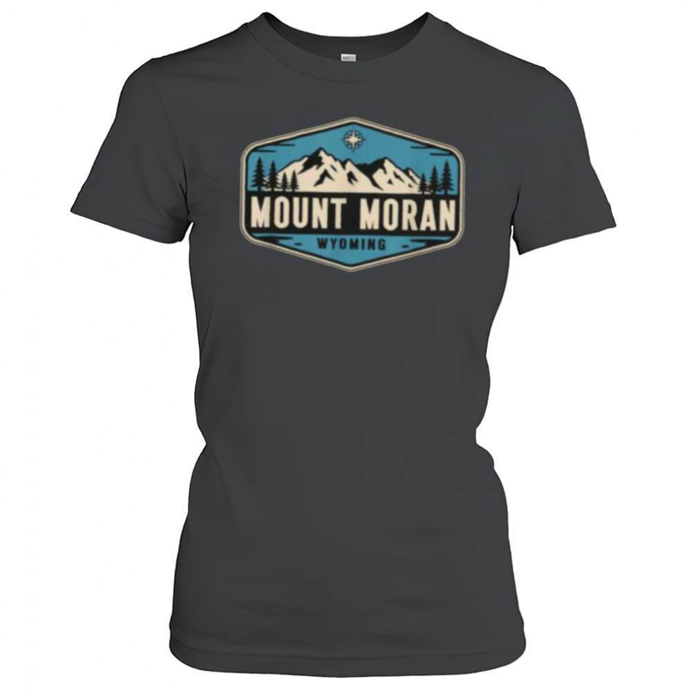 Mount Moran Wyoming Nature Mountain Graphic T Shirt Women's T-shirt
