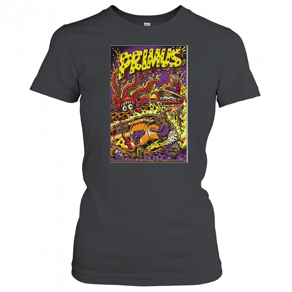 Nashville Event Primus 2025 July 13 The Pinnacle in Nashville Poster T-Shirt Women's T-shirt