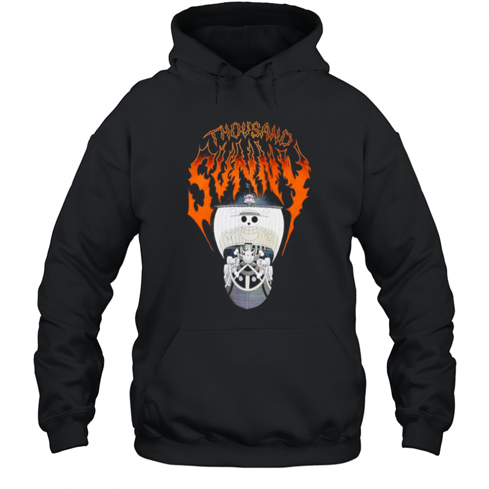 One Piece Thousand Sunny Metal shirt Hoodie