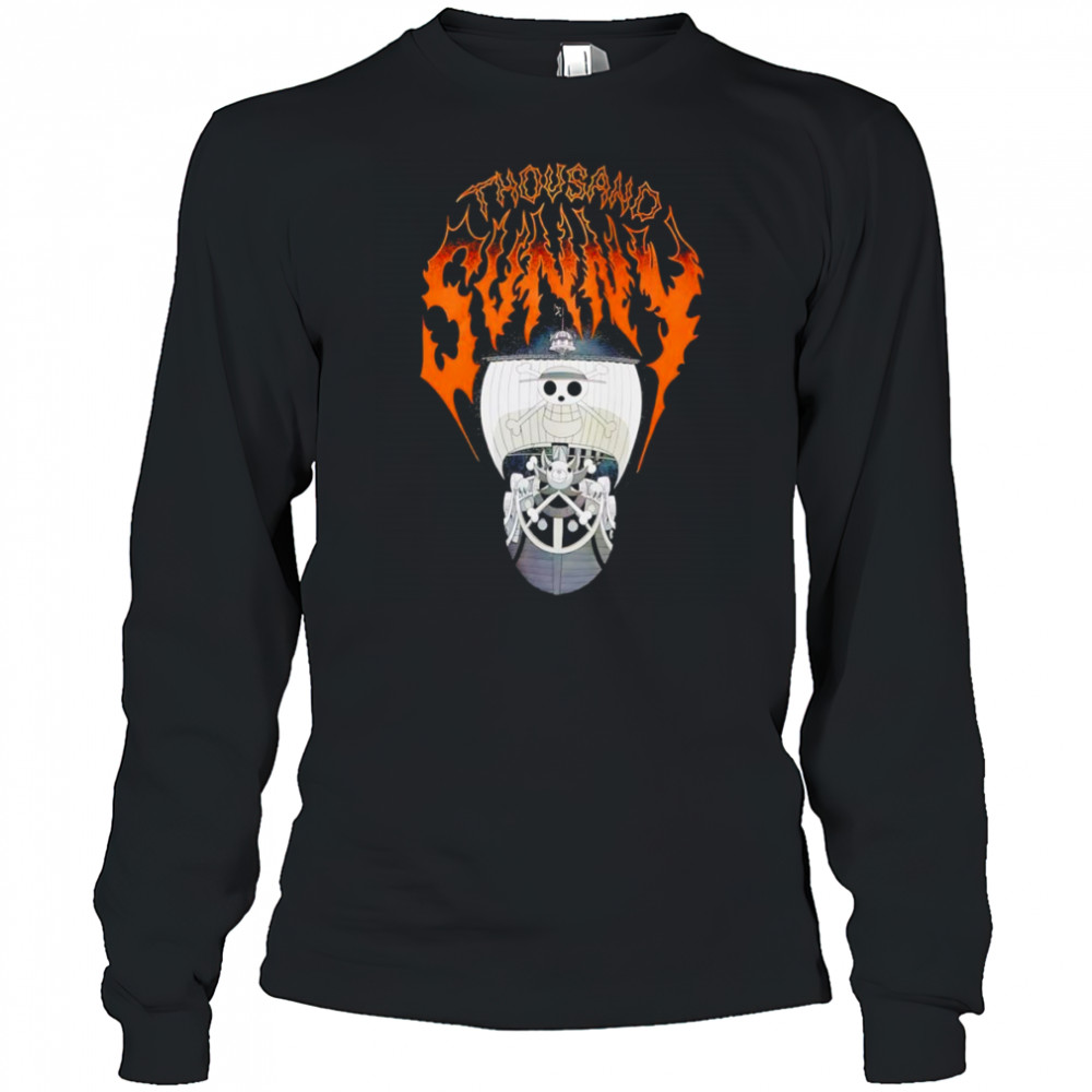 One Piece Thousand Sunny Metal shirt Long Sleeved