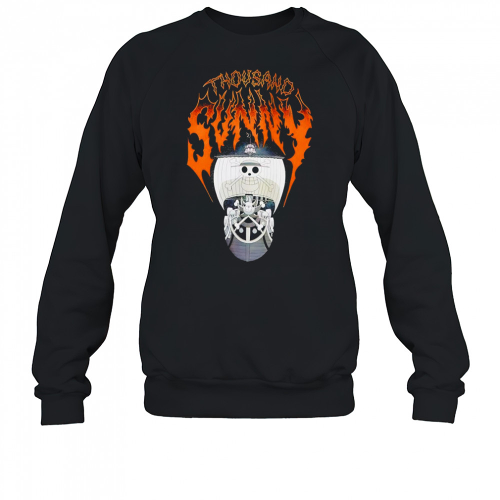 One Piece Thousand Sunny Metal shirt Sweatshirt