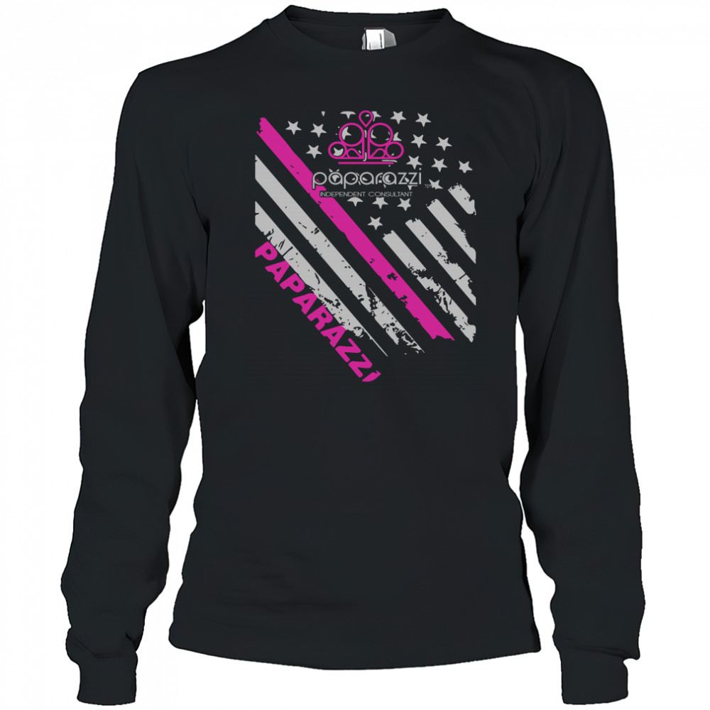 Paparazzi independent consultant paparazzi flag shirt Long Sleeved