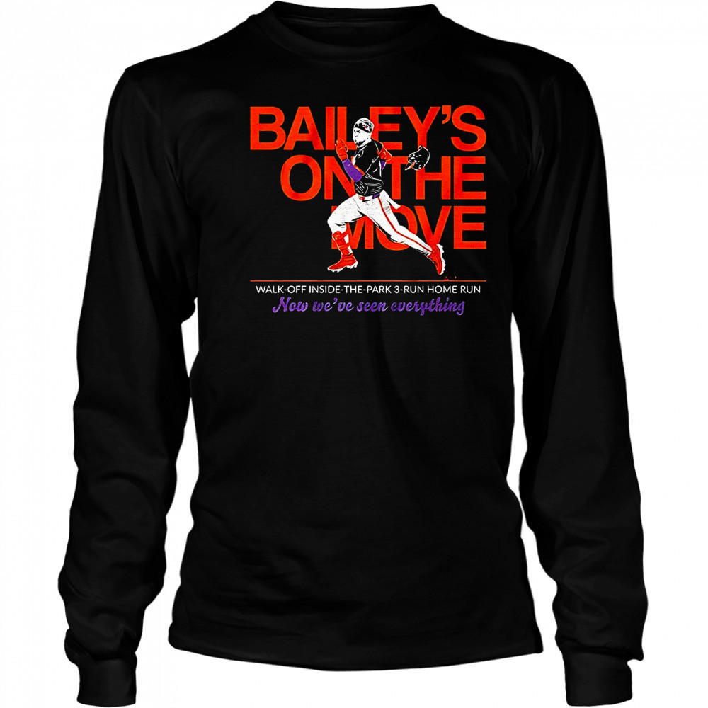 Patrick Bailey Inside the Park Walk Off SF Baseball Shirt Long Sleeved