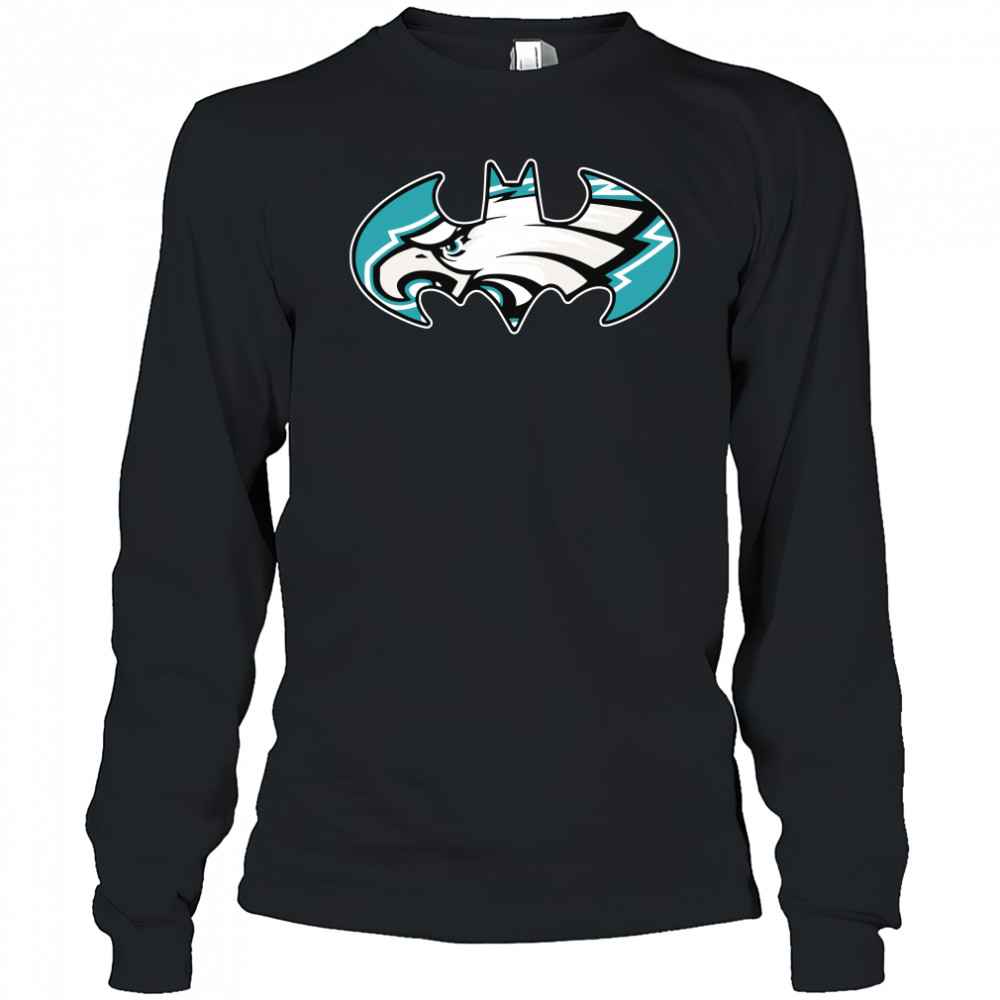 Philadelphia Eagles Batman shirt Long Sleeved
