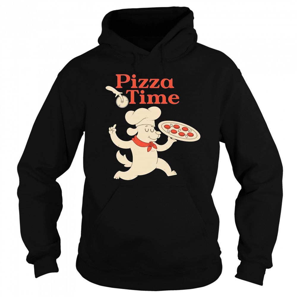 Pizza Time dog chef bringing the pizza shirt Sweatshirt