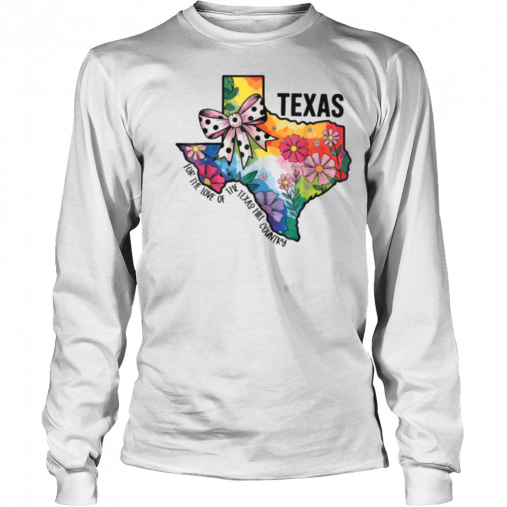 Pray For Texas Hill Country 2025 Texas Stronger Than Storm T Shirt Long Sleeved